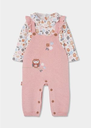 Conjunto punto de bebé niña