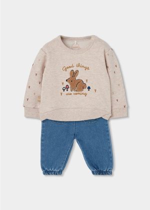 CONJUNTO PUNTO DE BEBÉ UNISEX