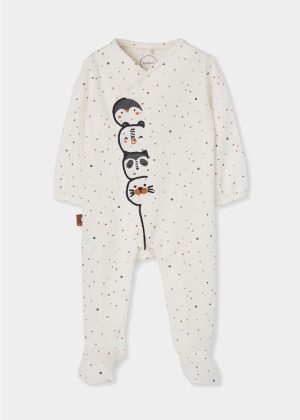 Pelele interlock de bebé niña