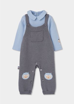 Conjunto punto de bebé niño