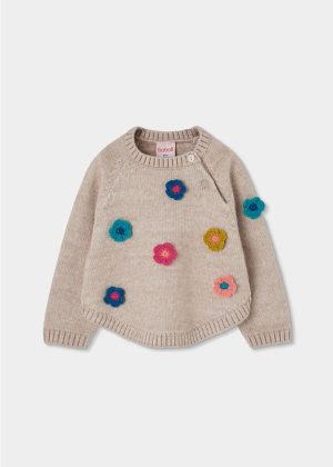 Jersey tricotosa de niña
