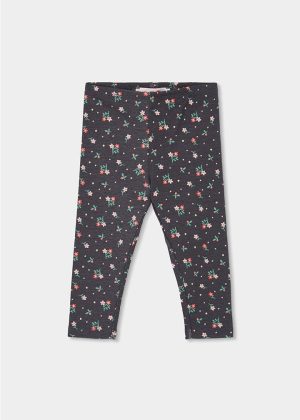 Leggings interlock flores  niñ