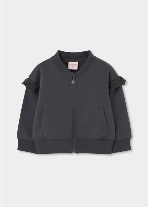 Chaqueta felpa de niña