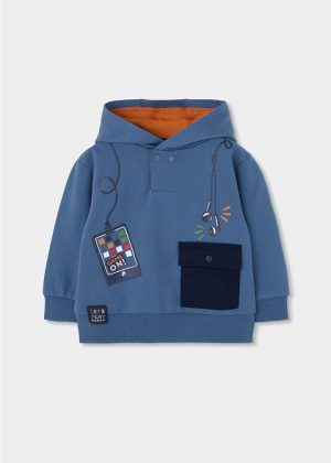 Sudadera felpa con capucha